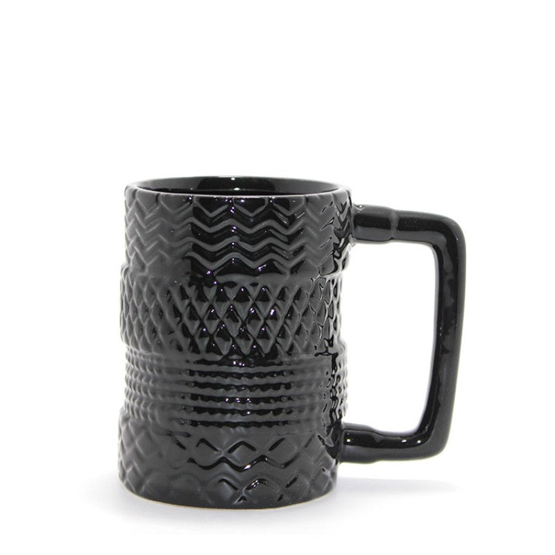 Siyah Desenli Seramik Kupa