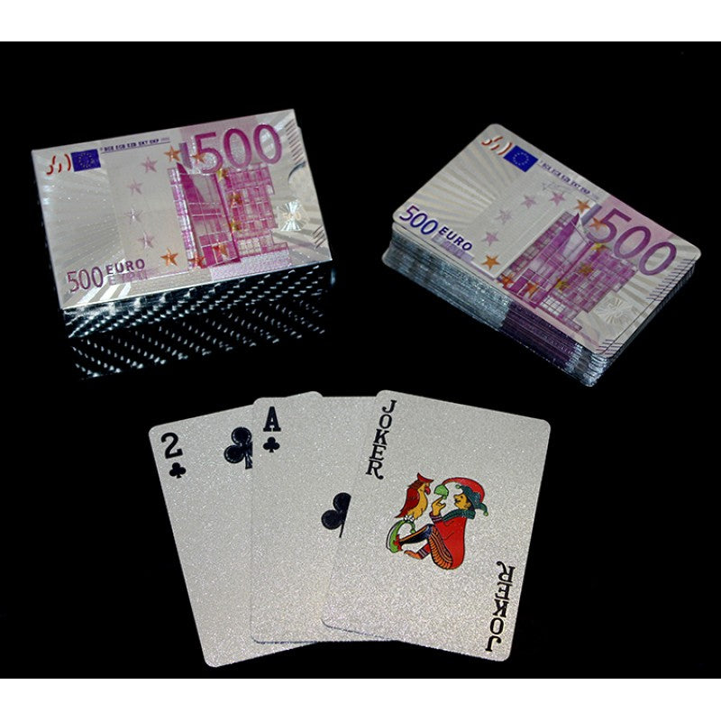 Gümüş Euro İskambil Destesi