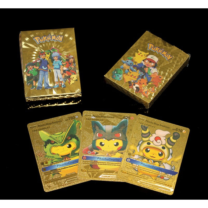 Altın Pokemon Oyun Kartları