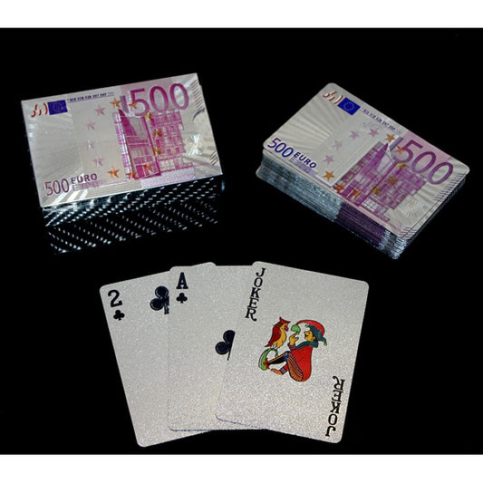 Gümüş Euro İskambil Destesi